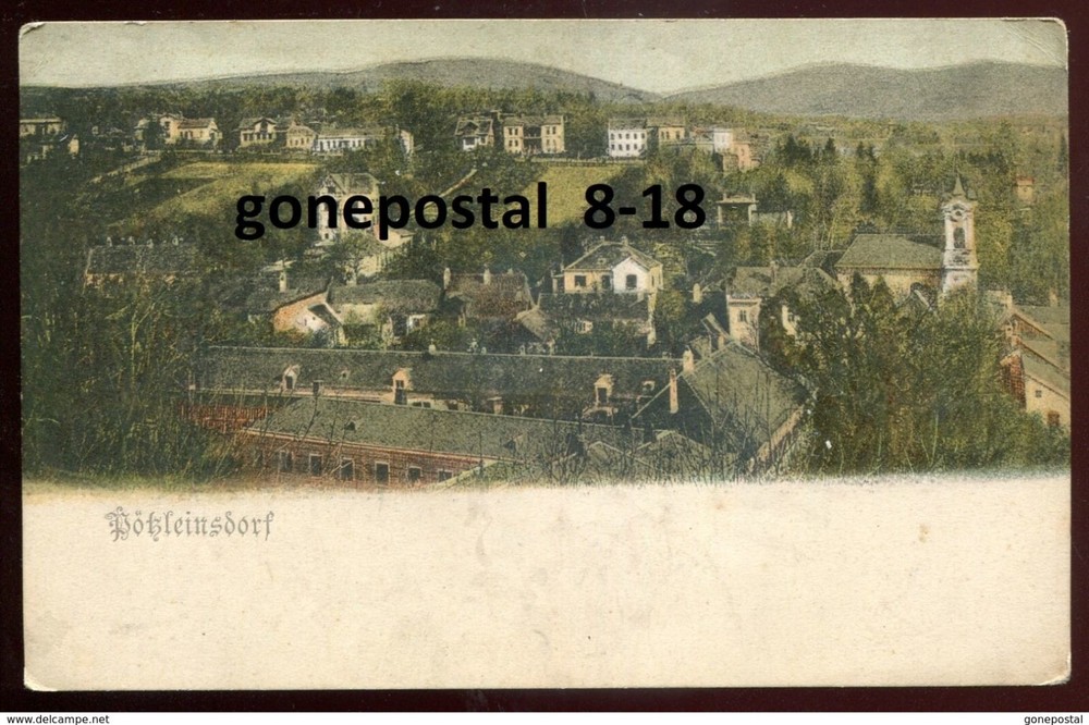 AUSTRIA Potzleinsdorf 1900s Wien/ Vienna. Panorama