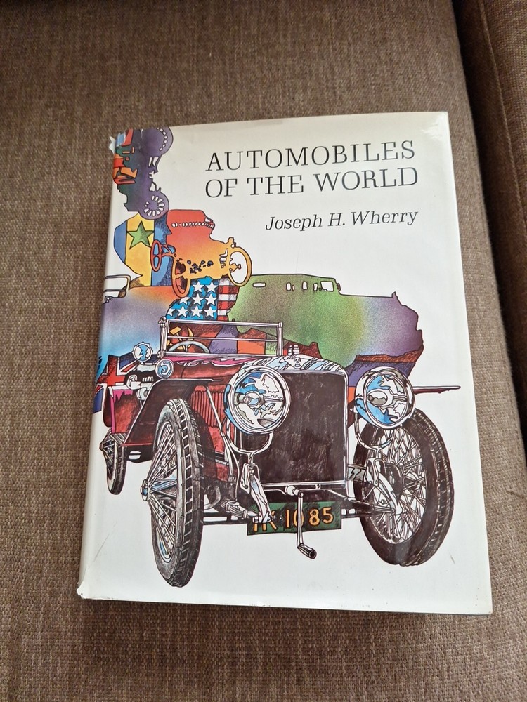 Vintage 1968 Hard Cover Book Automobiles Of The World Cars History Car Vehicles