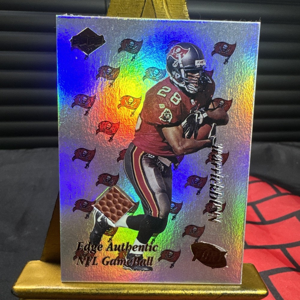 1999 Collector's Edge Fury NFL Game Ball Warrick Dunn #WD