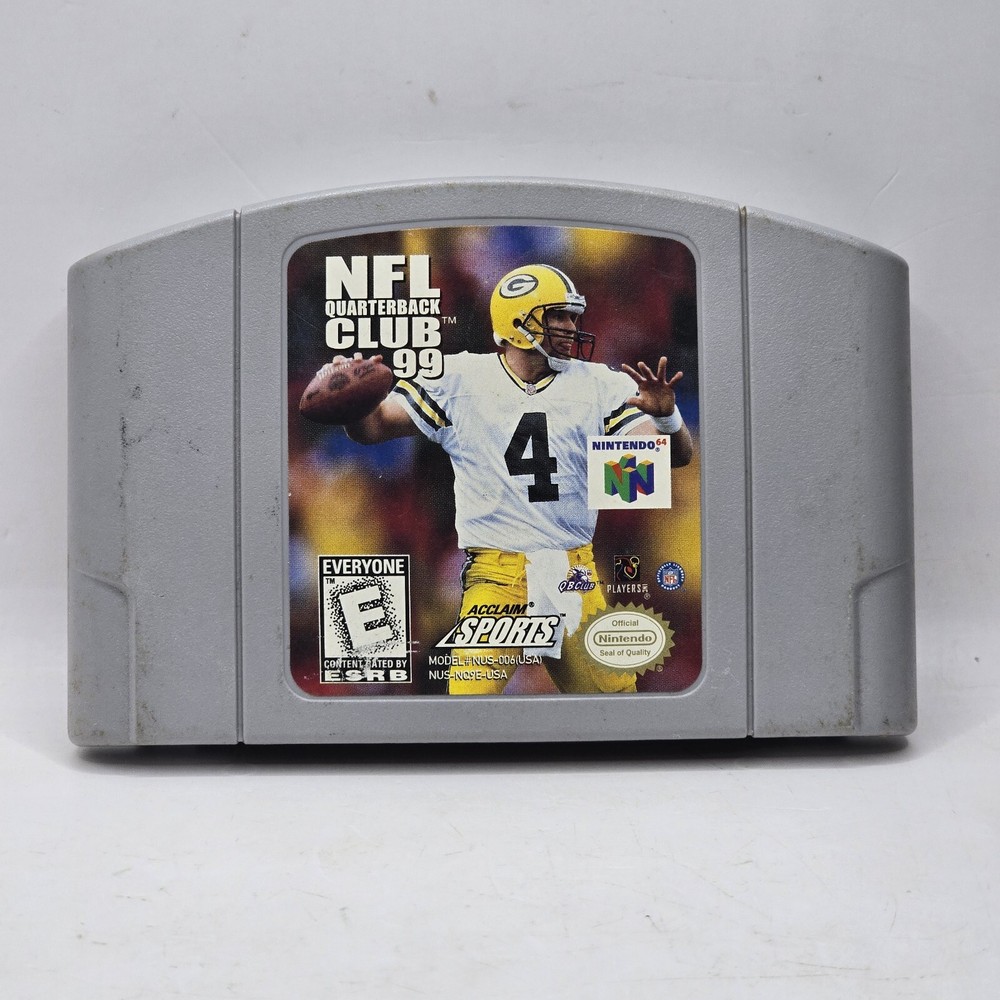 NFL Quarterback Club 99 N64 Game Cartridge Only Tested Working
