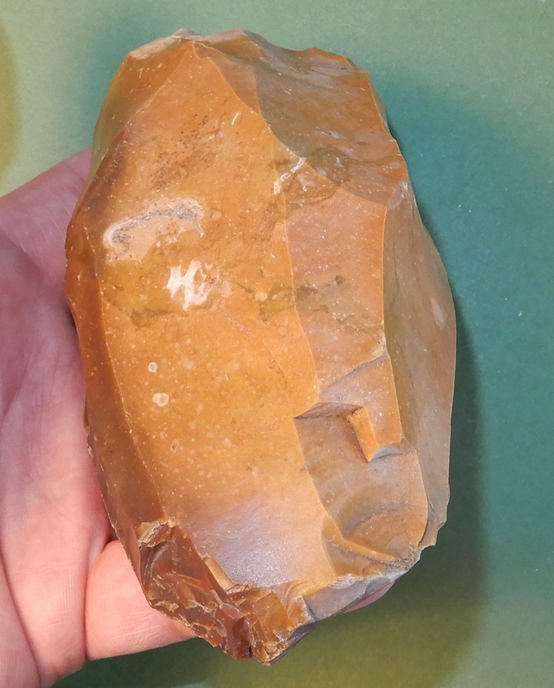 Nice colorful intact Core- block. Danish Mesolithic stoneage.  -quality item.