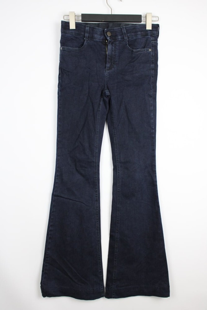 STELLA MCCARTNEY Dark Wash Denim Slim Fit Stretch BOOTCUT Jeans 28 W28 Zip Fly