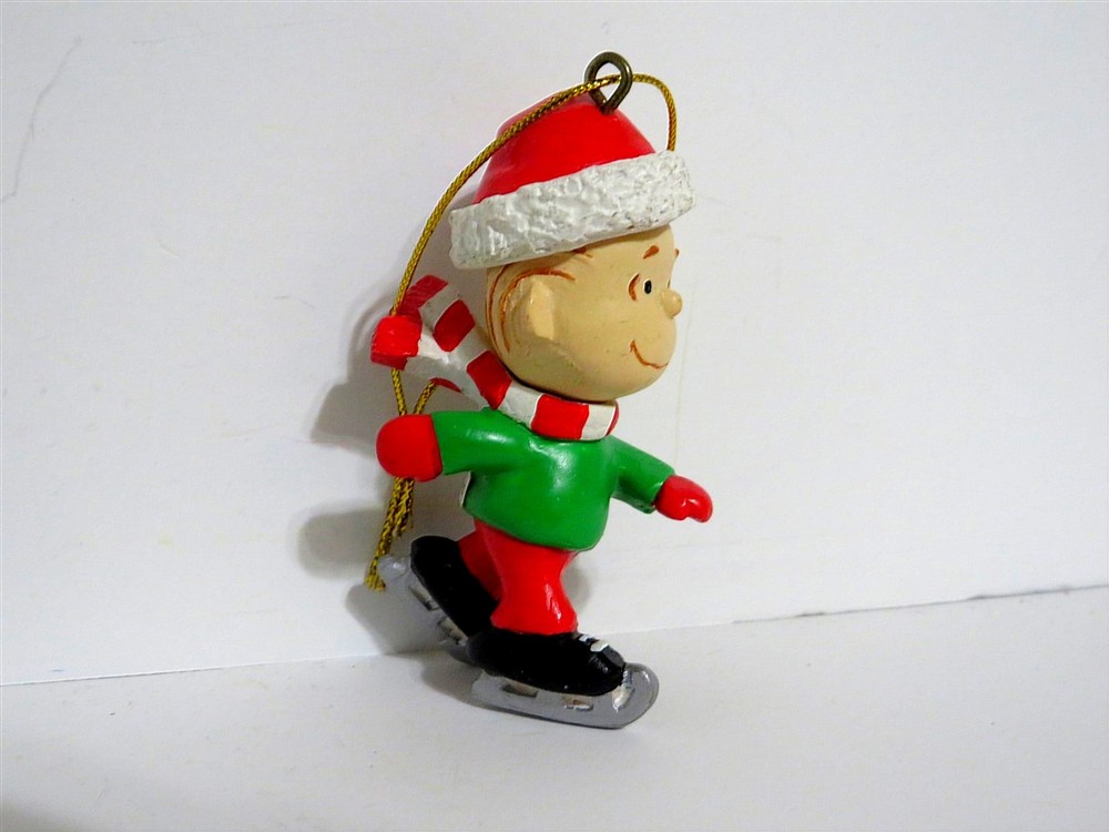 Snoopy Peanuts Charlie Brown Silvestri Vintage Christmas Ornament Linus 1990