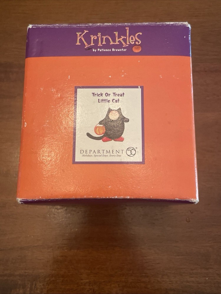 Dept 56 Krinkles Trick or Treat Little Bat Halloween Ornament Patience Brewster