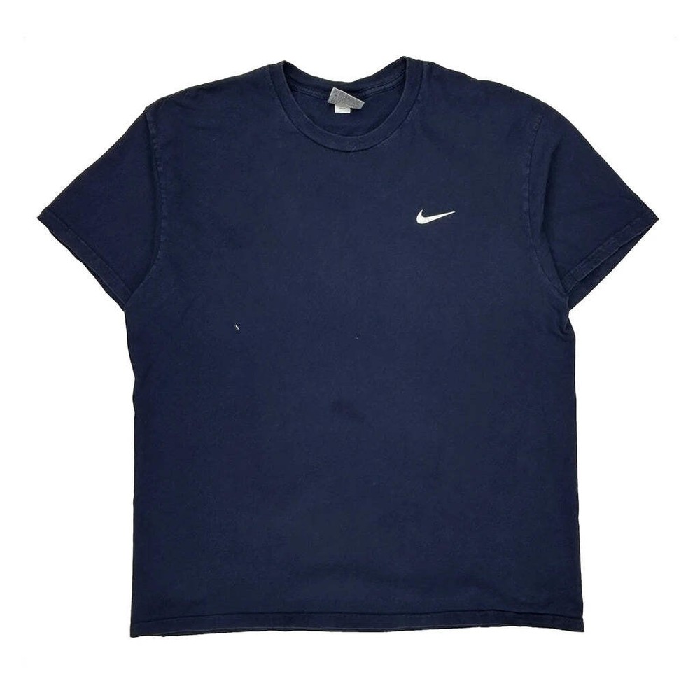 Nike T-Shirt - XL Navy Cotton
