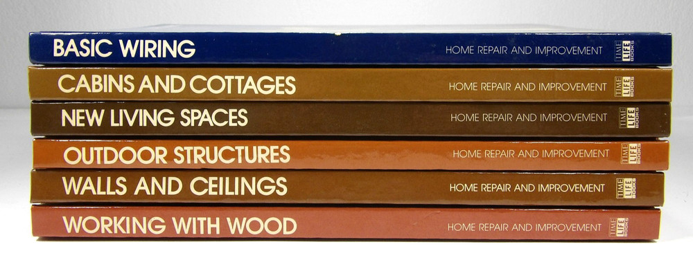 Vtg Lot of 6 Time Life Books Home Repair And Improvement Hardcover 1977-1980