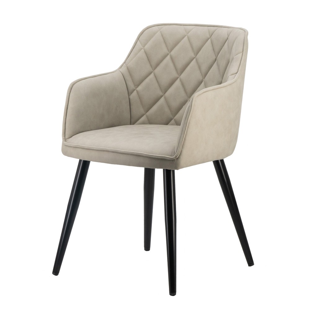 A&B Home 2-Pack Quilted Back Deep Seat Dining Chairs