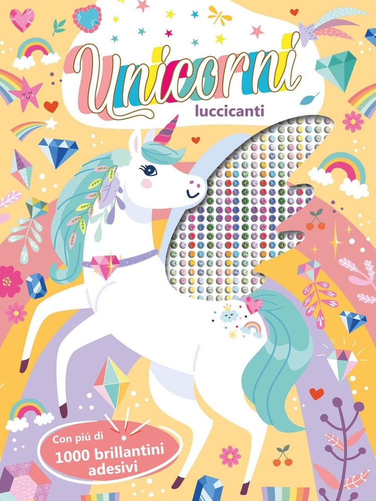AA.VV. Unicorni luccicanti. Ediz. a colori. Con brillantini adesivi (Paperback)Another great item from Rarewaves USA | Free delivery!