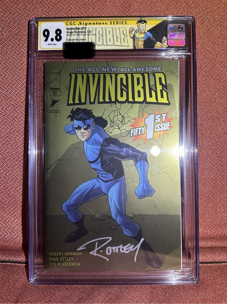 Invincible #51 CGC 9.8 SS Ryan Ottley Foil CLEAN SLAB!