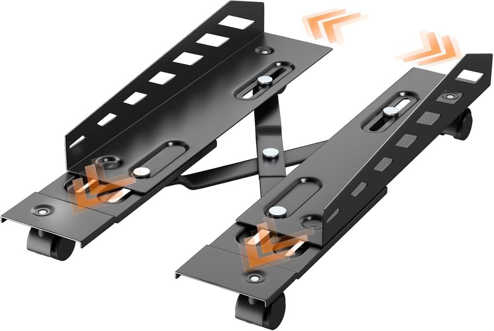 PUTORSEN Computer Tower Stand - Under Desk PC Stand for Floor with Rolling Caste