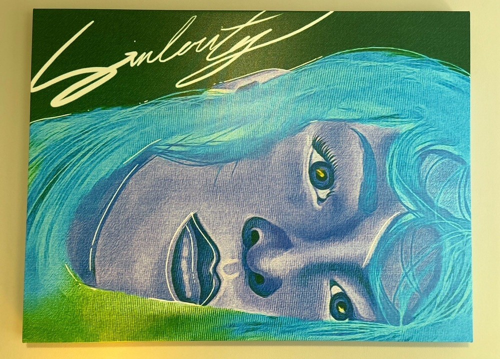 Cosmarina, Original Abstract Painting Stretched On Canvas, Graphic Design-image