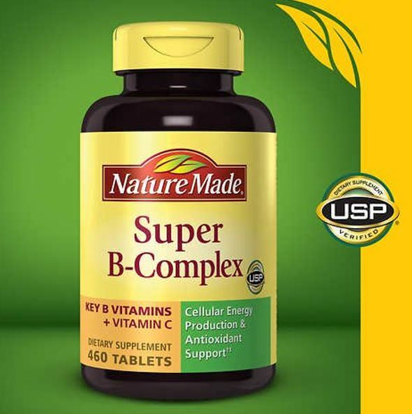 Nature Made Super B-Complex Tablets- 460Ct