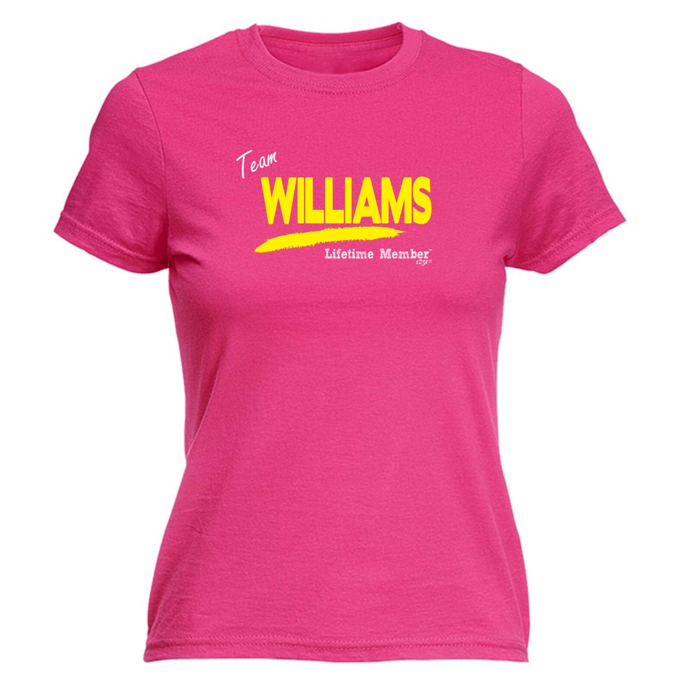 Williams V1 Lifetime Member - Womens T Shirt Funny T-Shirt Novelty gift tshirt