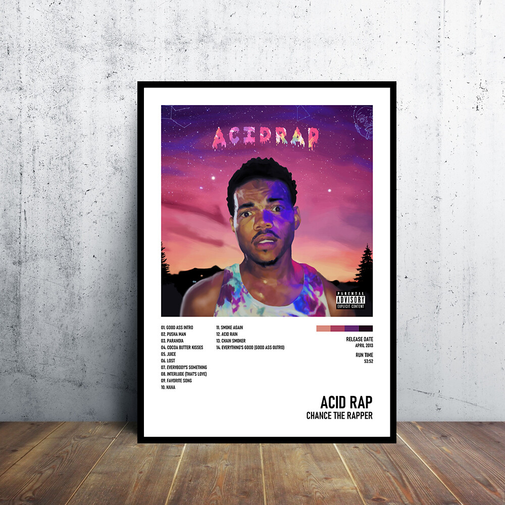 Acid Rap - Chance the Rapper Album Poster 24x36