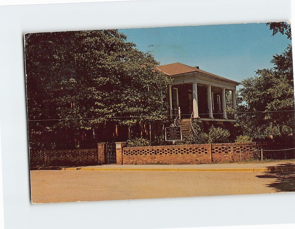 Postcard Gorgas Home Tuscaloosa Alabama