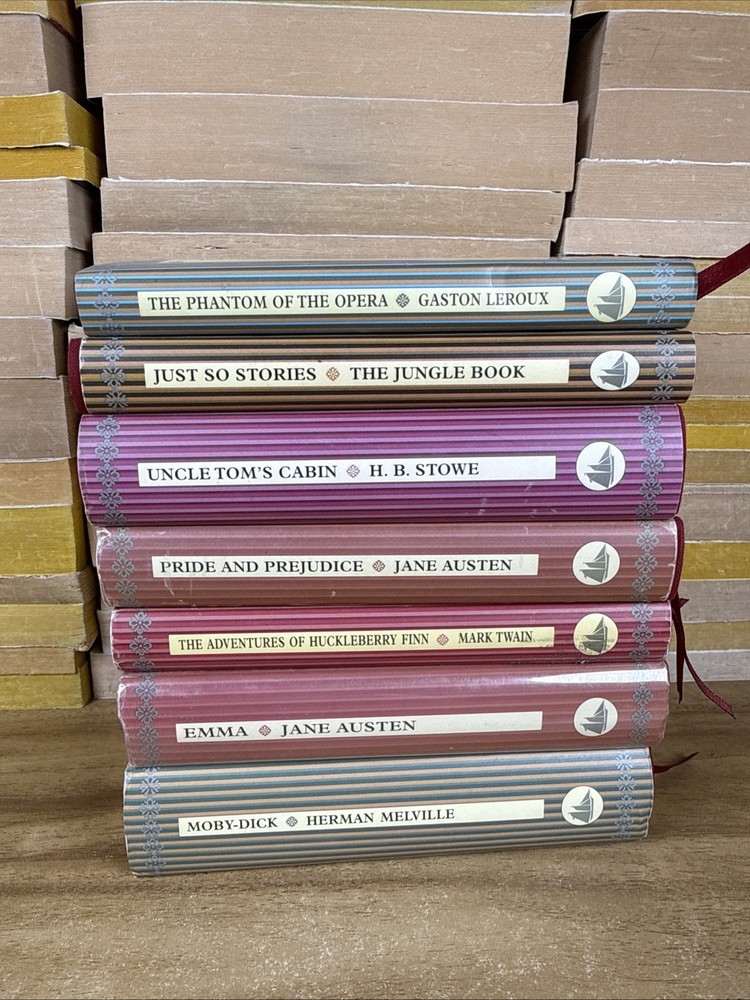 Lot of 7 Barnes & Noble Collector’s Library HC/DJ Gold Gilded Pocket Classics