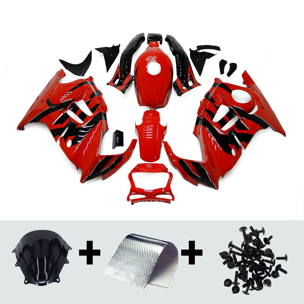 Red Black Fairing Kit For Honda CBR600 F3 1995 1996 95 96 ABS Injection Bodywork