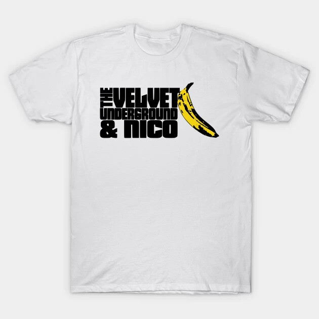 The Velvet Underground & Nico Live Concert Poster Lou Reed John Cale T-Shirt