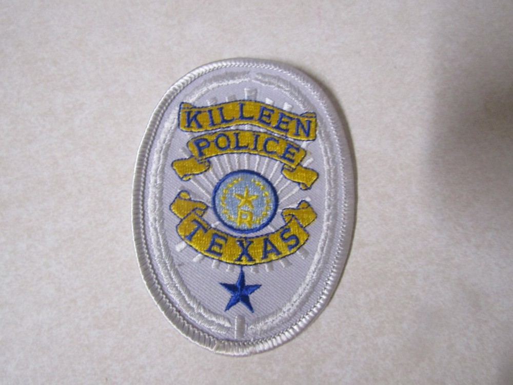 PATCH LAW ENFORCEMENT TEXAS CITY OF KILLEEN BLUE STAR
