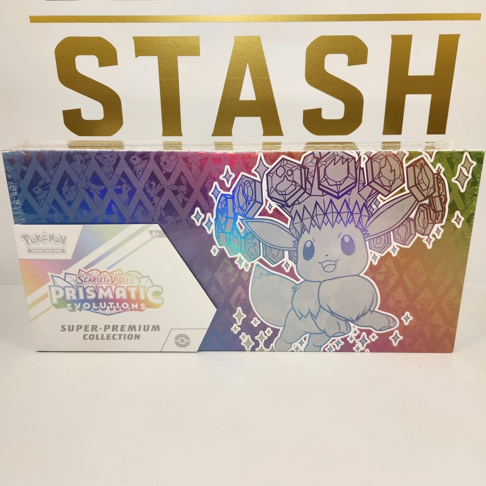 Pokemon Prismatic Evolutions Super Premium Collection SPC New & Factory Sealed