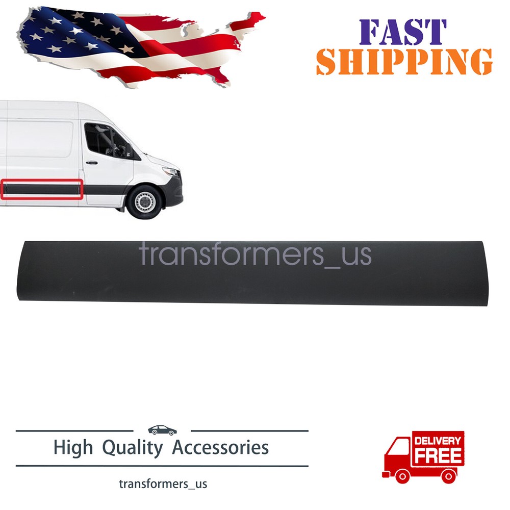Fit Mercedes Benz Sprinter 1500-3500XD 2019-24 Rear Right Door Molding Trim