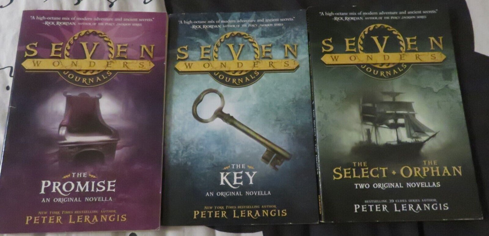 Seven Wonders Journals by Peter Lerangis, all 3 books. Paperback