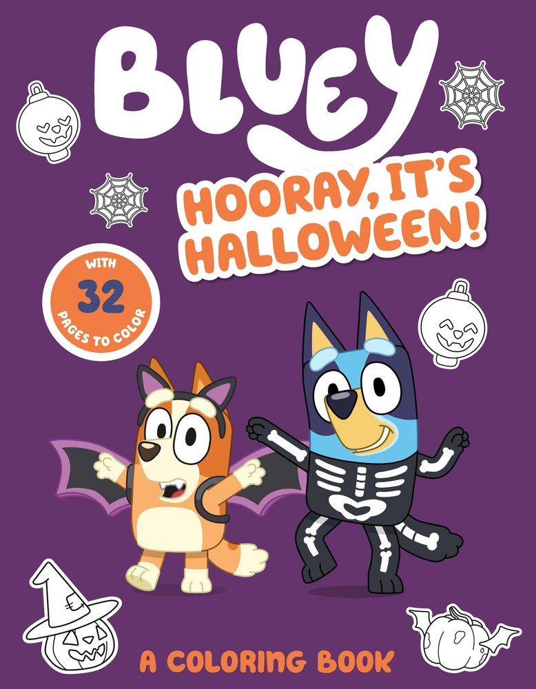 Penguin Young Readers Lic Bluey: Hooray, It's Halloween!: A Coloring (Paperback)Another great item from Rarewaves USA | Free delivery!