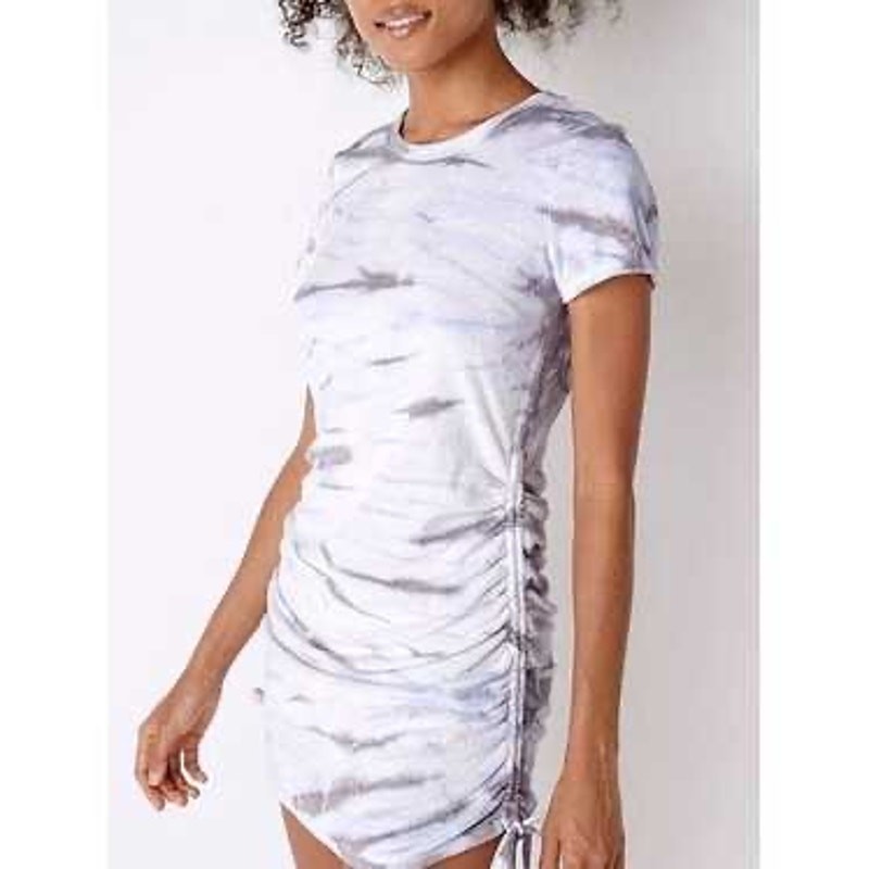 Victoria's Secret PINK Beach Terry Ruched Side Dress Tie Dye Lounge Beach XS NWT