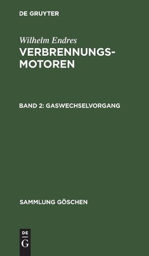 Wilhelm Endres Gaswechselvorgang (Hardback) Sammlung Göschen
