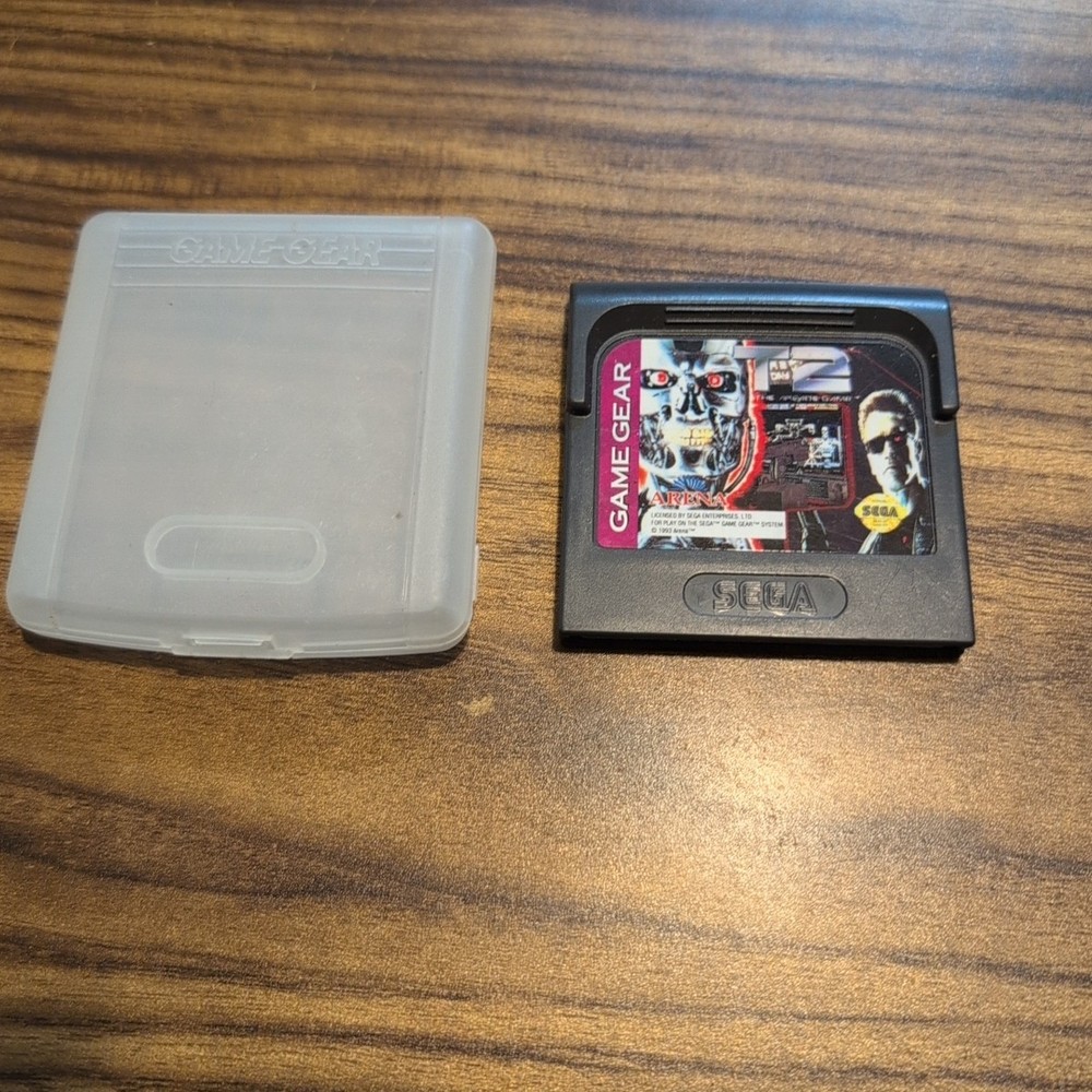 Vintage 1993 Sega Game Gear T2 Arena The Arcade Game Cartridge W. Case