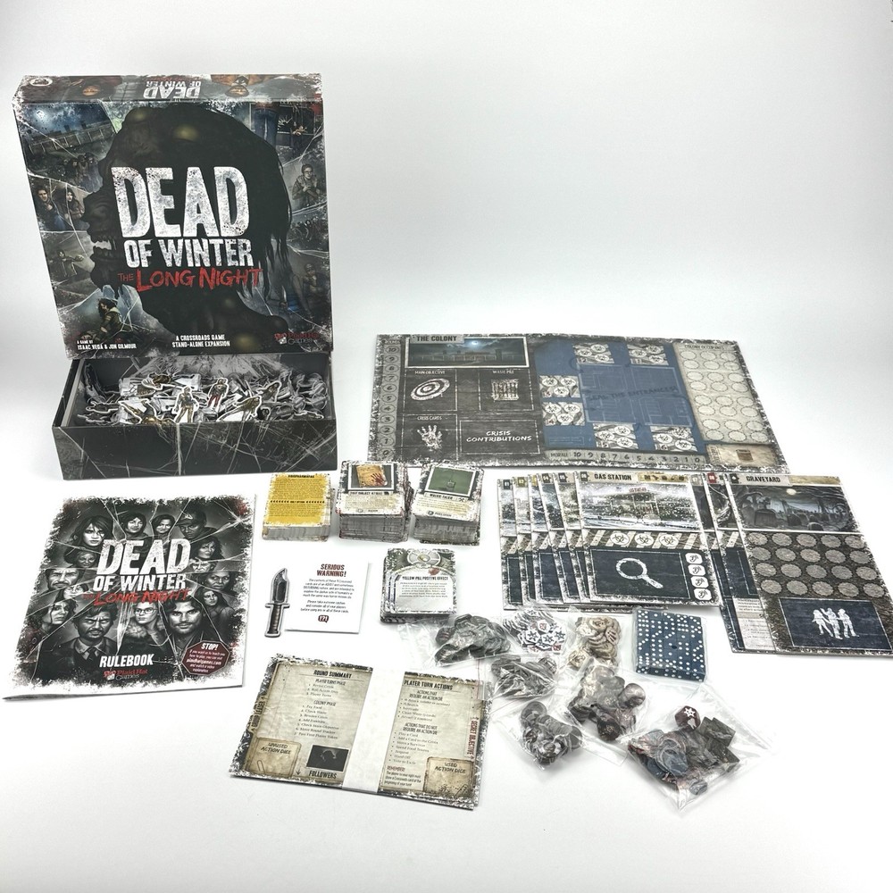Dead of Winter: The Long Night Board Game 100% Complete & Hand Counted EXCELLENT