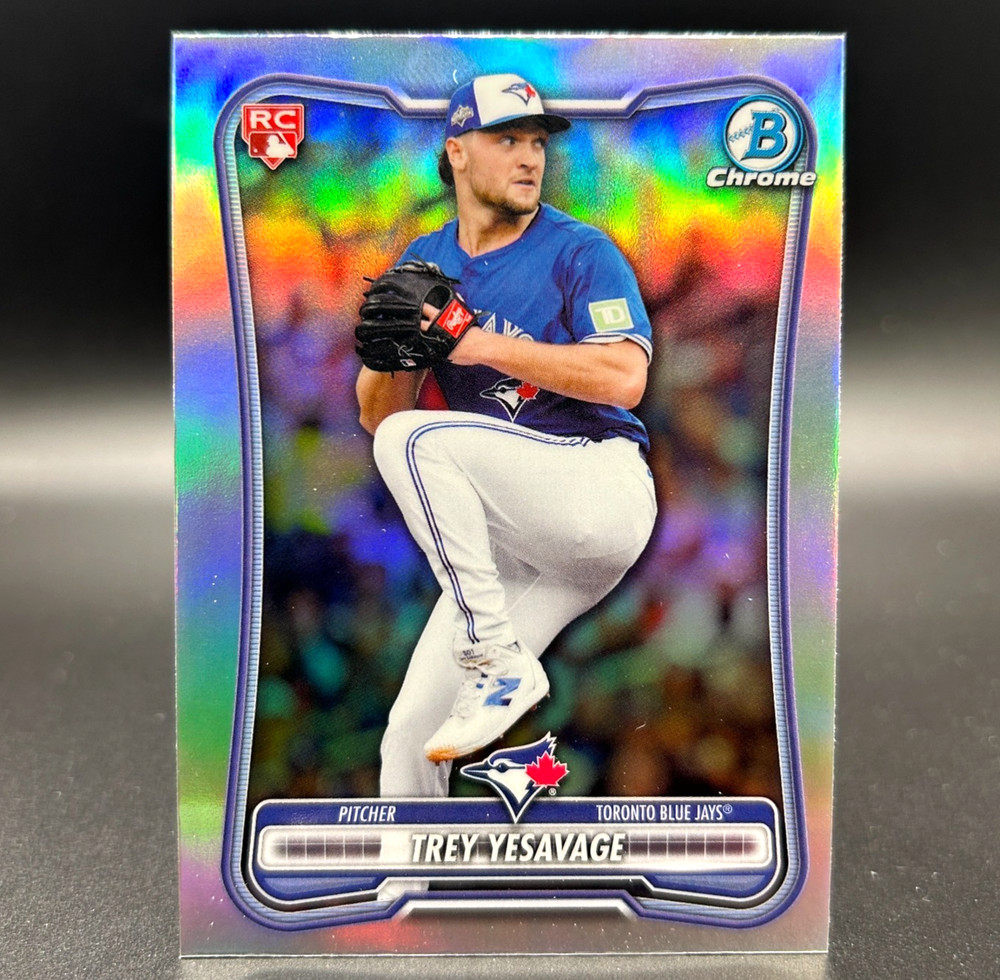 2026 Bowman Chrome TREY YESAVAGE (RC) Red Rookie Card #41 Toronto Blue Jays