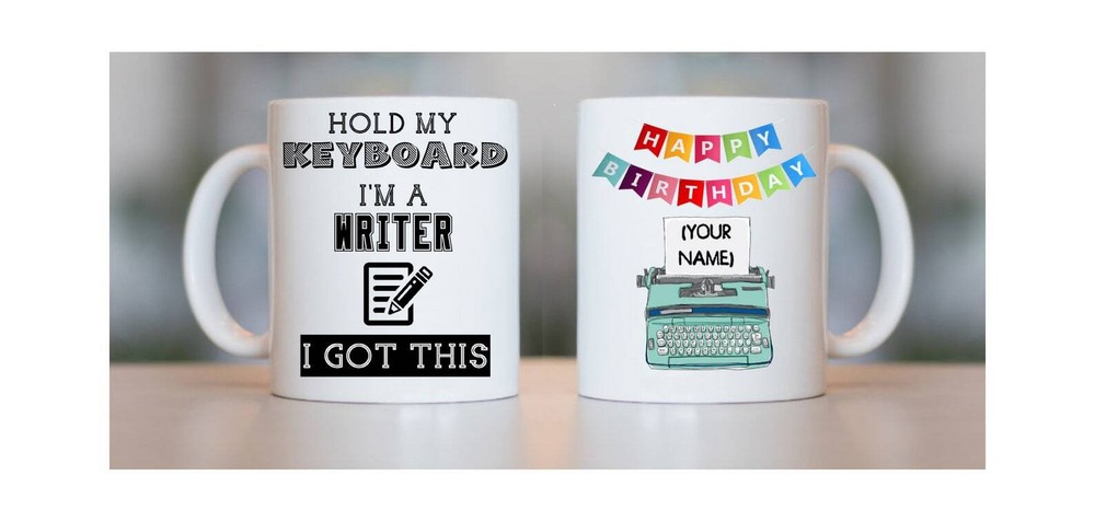 Writer Birthday Gift Mug Custom Birthday Gift For Writer Writer Mug Writer