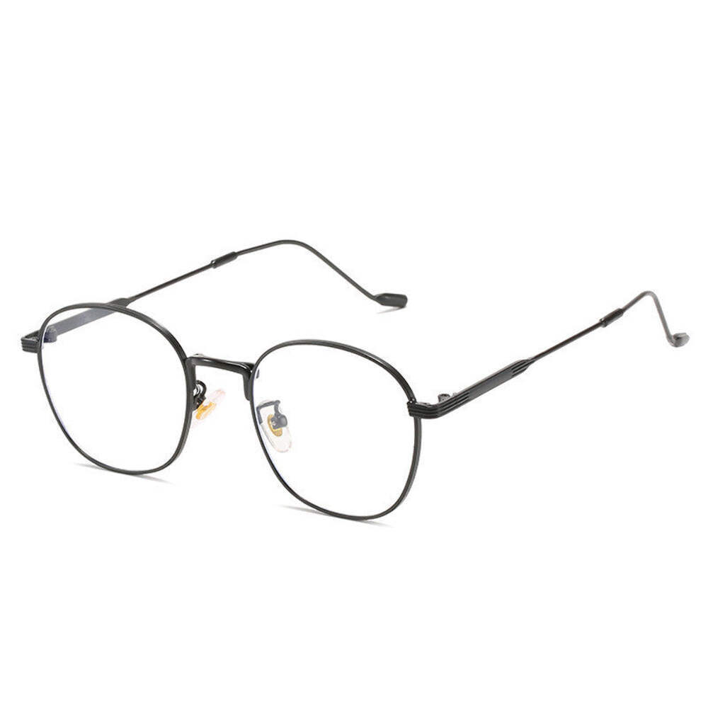Metal Frame Anti-Blue Light Glasses, Retro Computer Eyewear, Unisex Classic Styl