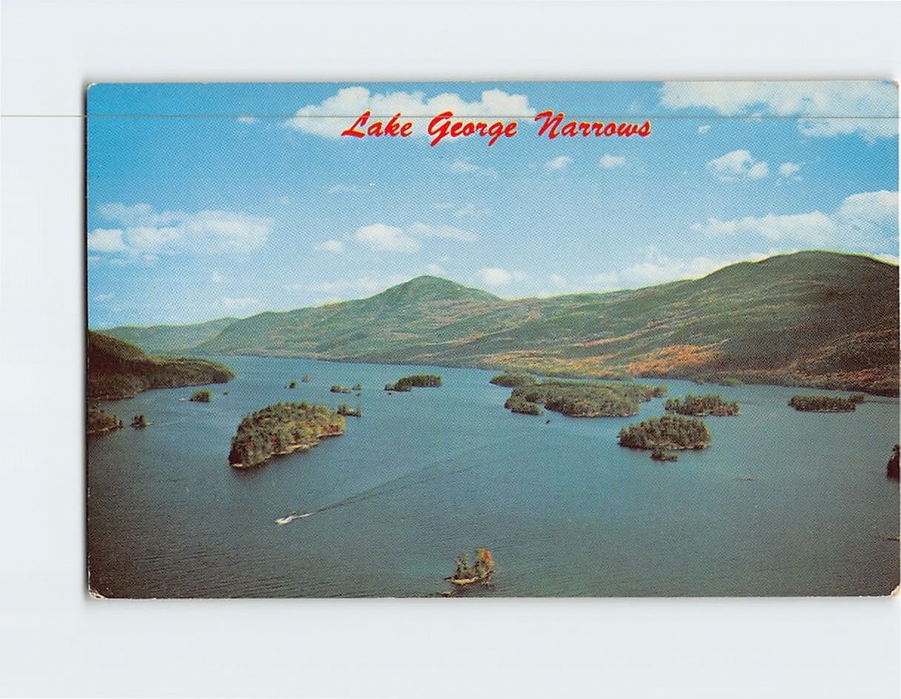 Postcard Narrows Lake George New York USA