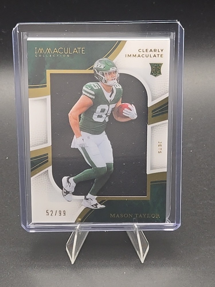 2025 Panini Immaculate Collection - Mason Taylor - Clearly Immaculate /99 (RC)