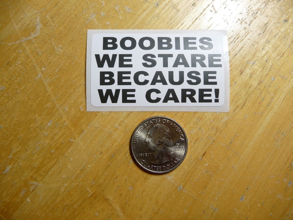 Boobies Sticker Decal Bulk Pack 1-50 Available Fun Design