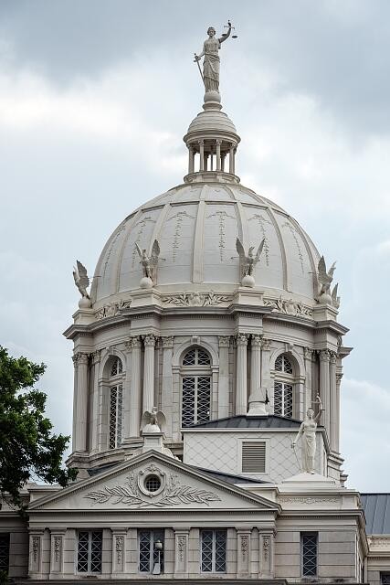 Photo:Dome of the McLennan County Courthouse in Waco, Texas