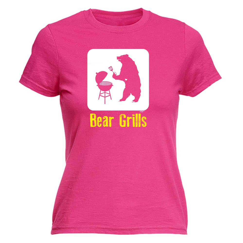 Bear Grills - Womens T Shirt Funny T-Shirt Novelty gift tshirt