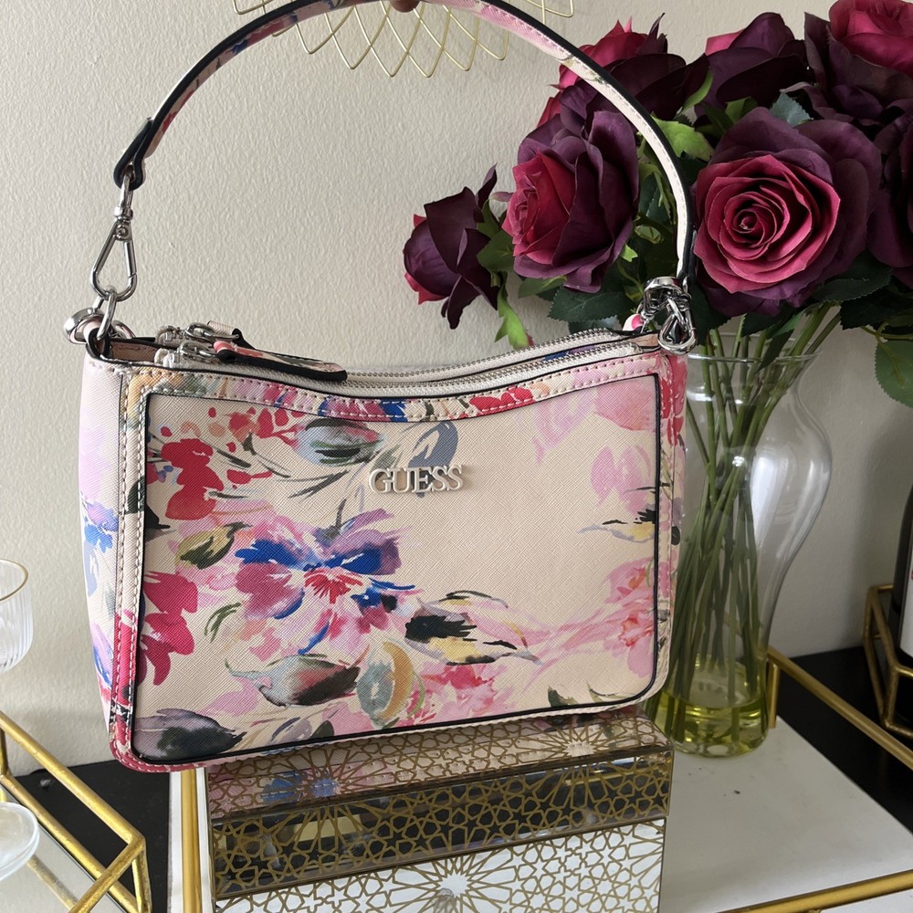GUESS Watercolors Floral Purse