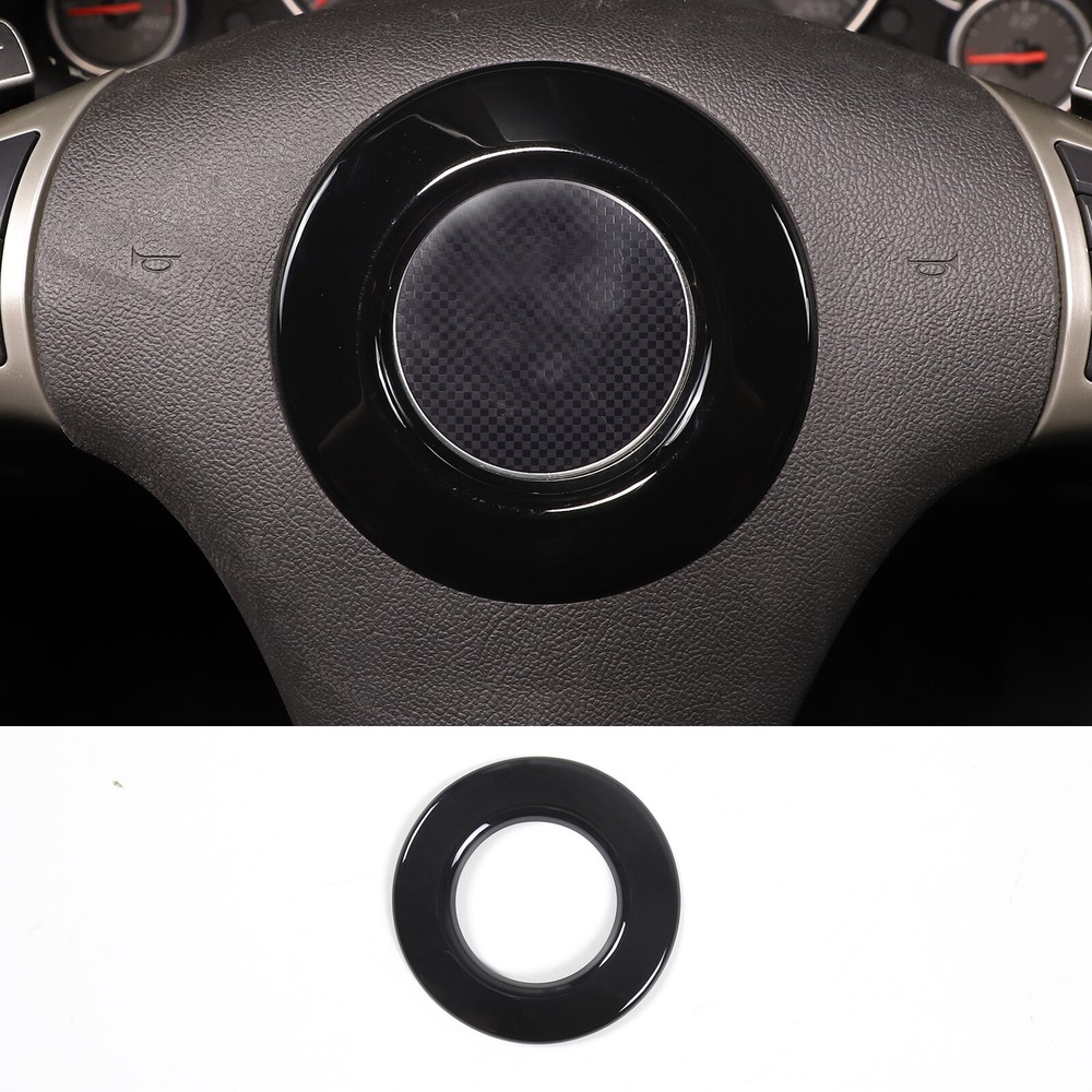 Glossy Black Steering Wheel Trim Ring for 2005-2013 Corvette C6 Z06