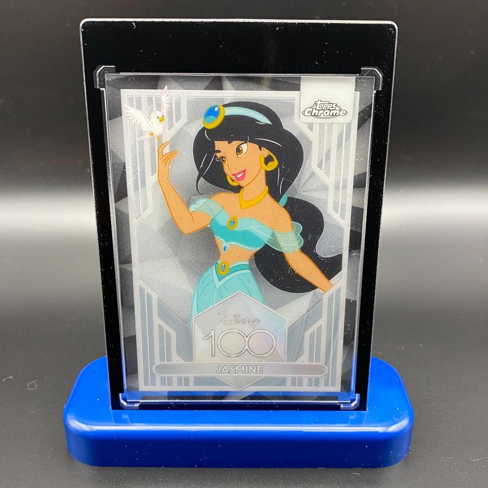 Jasmine Display Collectible Gift Disney 100 Topps Chrome Card Aladdin Princess