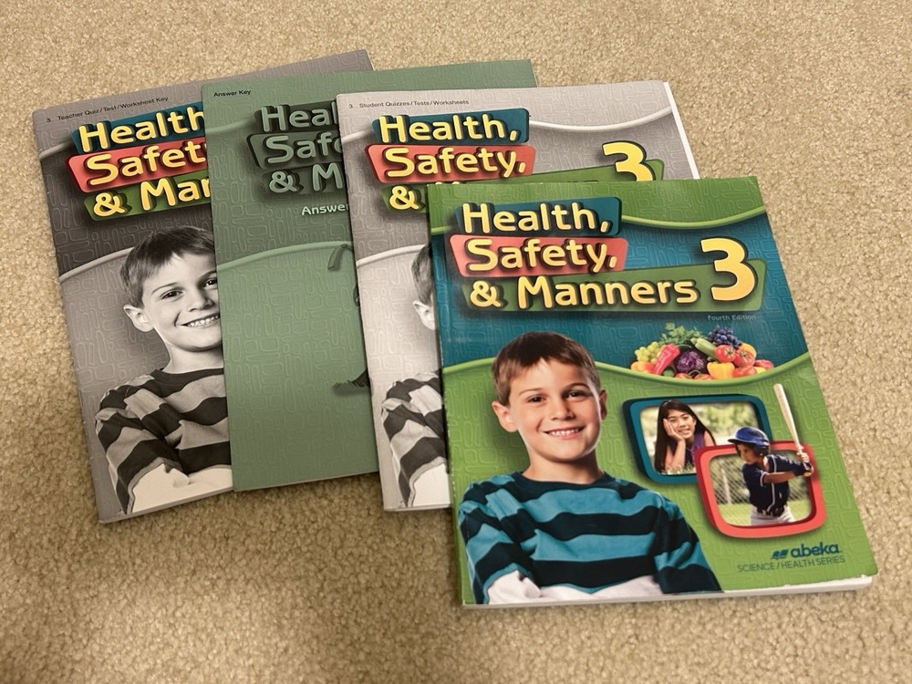Abeka 3rd Grade Health, Safety, &Manners 4th Edition Textbook