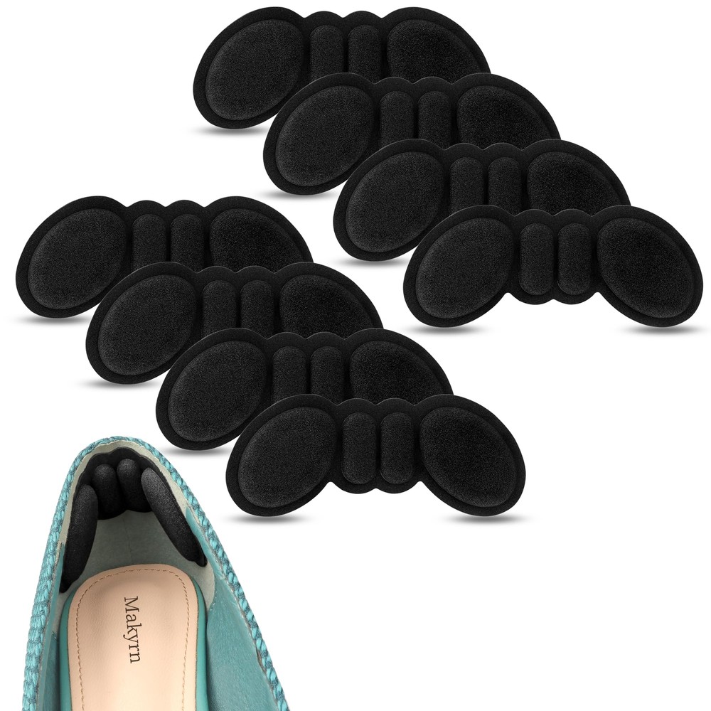 Makryn Premium Foam Heel Pads for Shoe That are Too Big Inserts Grips Back of...