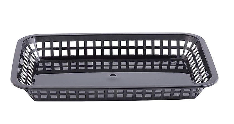 TableCraft 1079BK Mas Grande Platter Basket 11-3/4″ Black – Case of 24