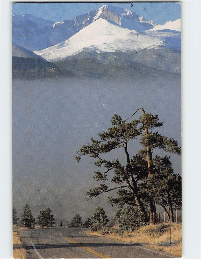 Postcard Majestic Longs Peak Estes Park Colorado USA