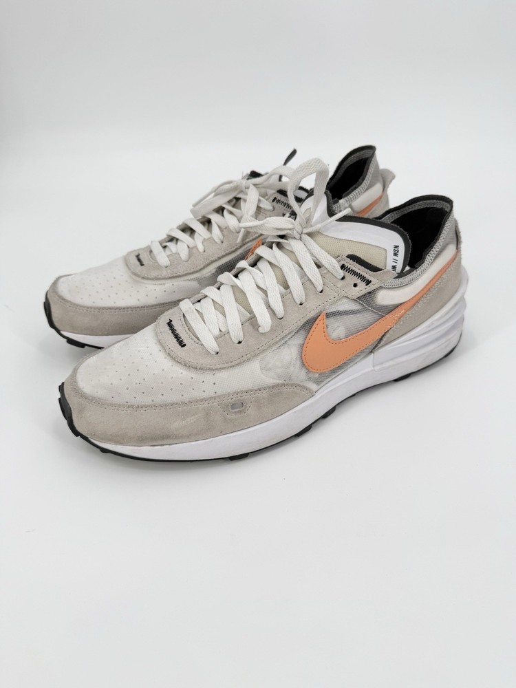 Nike Waffle One White Orange Trance DA7995-103 Men's Shoes Sneakers Size 12