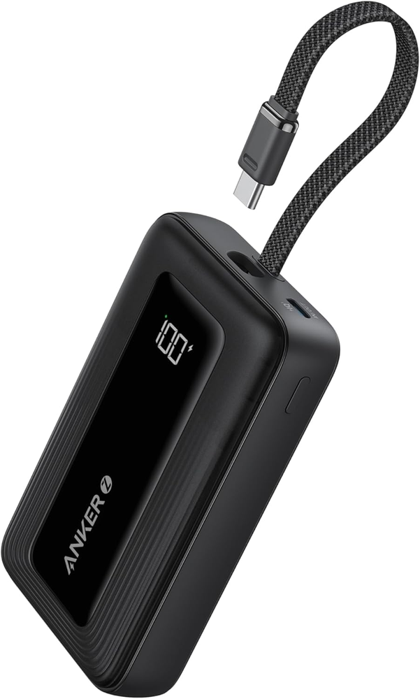 30W Zolo 10,000mAh Power Bank with USB-C Cable and Lanyard