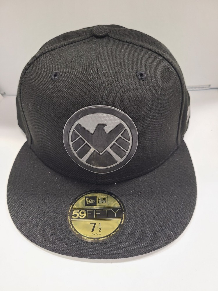 2017 NEW ERA 59FIFTY 5950 DISNEY MARVEL S.H.I.E.L.D. 7 1/2 FITTED HAT CAP NEW