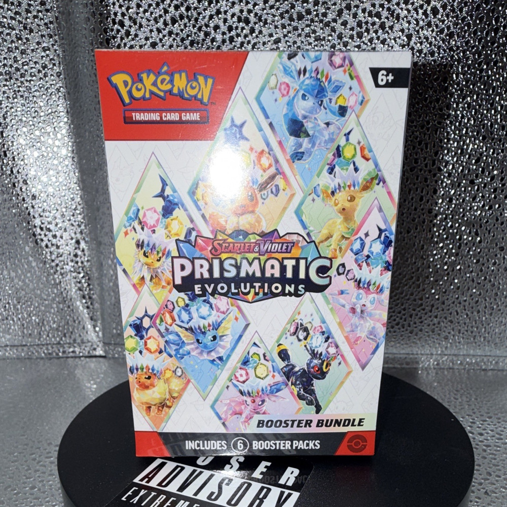 Pokémon TCG Prismatic Evolutions Booster Bundle Box 6 Packs